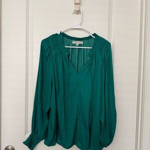 LOFT Green Blouse for Women